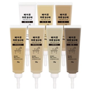 베이루 가구 스크래치 페인트 B 7종 세트, 혼합색상, 25g, 1세트