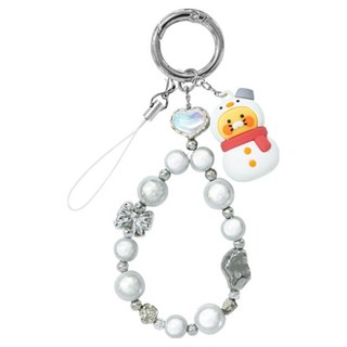 Kakao Friends CS 冬季公仔串珠吊飾, 雪人, 1個