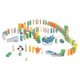 Classic WORLD 客來喜 海洋多米諾骨牌 20220, 1個, 多色骨牌