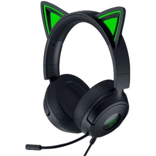 RAZER 雷蛇 北海巨妖 Kitty V3X 耳機, 黑色, RZ04-05350200-R3M1