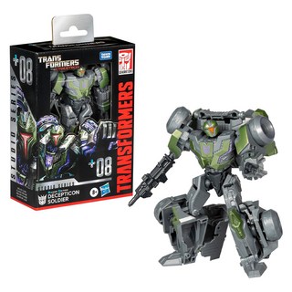 TRANSFORMERS 變形金剛 電玩版 賽博坦之戰 D級 狂派士兵 SOLDIER 小兵 WFC SS+08, 灰綠色, 1個