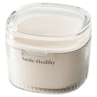 Happy Goods 假牙收納保管盒, 白色, 1個