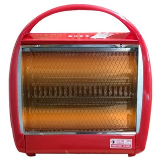 華信家電 手提式桌上型電暖器, 紅色, HR-1637
