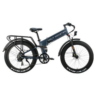 볼트몬스터 48V 500W 20Ah 전기자전거 VT700 FB26P 고객직접설치, 몬스터 네이비, 알루미늄