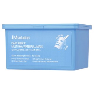 JMsolution 肌司研 每日快速多效水潤保濕面膜 350ml, 1個, 30入