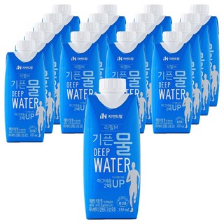 深水 自然之夢 Refill M 紙盒包裝 鎂含量2倍海洋深層水, 330ml, 18個