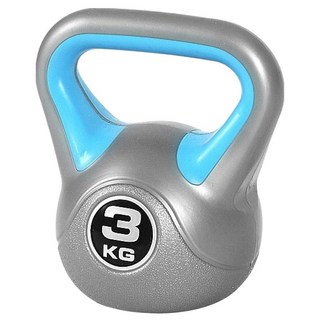 BANSUK SPORTS 時尚壺鈴, 灰色 + 薄荷綠, 3kg, 1個