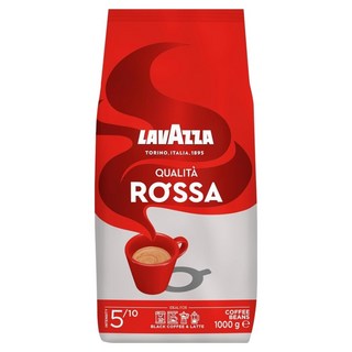 LAVAZZA Qualità Rossa 經典中焙咖啡豆, 1kg, 1個, 全豆咖啡（未研磨）