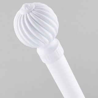 홈드레브 프리미엄 커튼봉 솔라 35mm, 화이트솔라