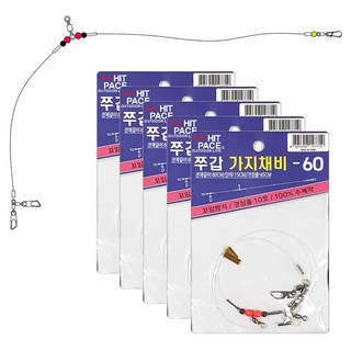 히트페이스 쭈꾸미 갑오징어 가지채비, 5개, 1개입