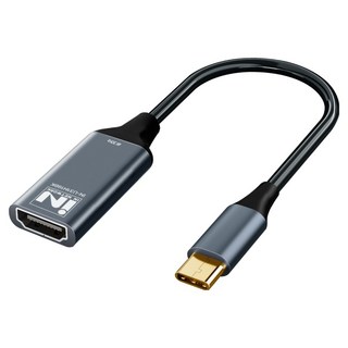 iN NETWORK 4K UHD 30Hz USB3.1 Type-C to HDMI ver1.4 鏡像轉換器, 1個, IN-U31H19BK