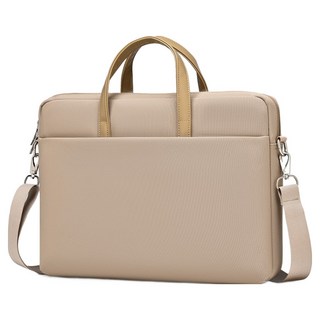 골드로드 브리프 노트북가방, 베이지, 1개