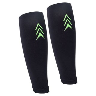 LEADER X 男款 石墨烯涼感反光小腿套 台灣製, 1組, 綠色
