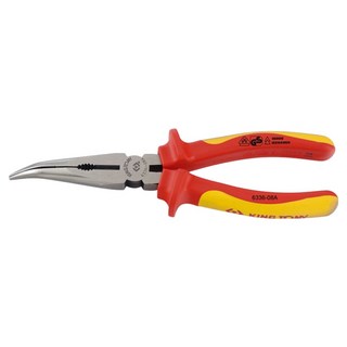 KING TONY 金統立 專業級工具 耐電壓彎尖嘴鉗 8" KT6336-08A, 1個