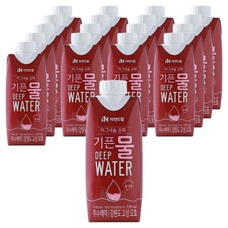 深水 自然之夢 鎂強化紙盒包裝 海洋深層水, 330ml, 18個