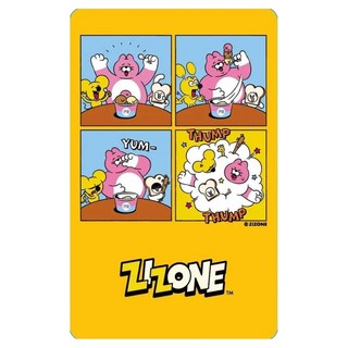 EASYCARD 悠遊卡 ZIZONE SUPER CARD 悠遊卡, 四格漫畫, 1個