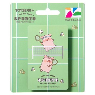 EASYCARD 悠遊卡 LuLu豬運動系列悠遊卡, 雙打豬, 1個