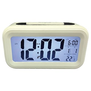 感恩使者 多功能超大數字顯示LED鬧鐘 ZHCN2503-W, 米白色
