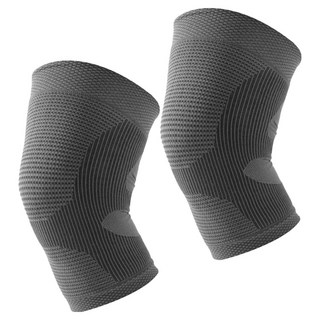 LEADER X 台灣製 防護升級鋅石墨烯護膝, 1組, 黑灰色