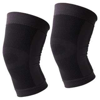 LEADER X 台灣製 防護升級鋅石墨烯護膝 加大加寬限定版, 1組, 黑色