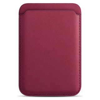 Daon 時尚好用 MagSafe 強化型卡夾 94 x 64 x 5 mm, 酒紅色, 1個