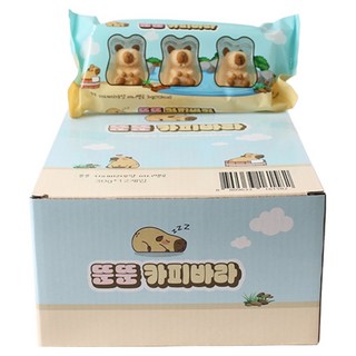 胖嘟嘟水豚造型棉花糖, 30g, 12個