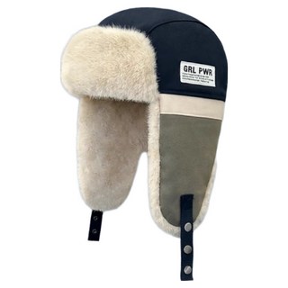 American Road 簡約毛絨滑雪板滑雪帽 BRP2006, 海軍藍, 1個