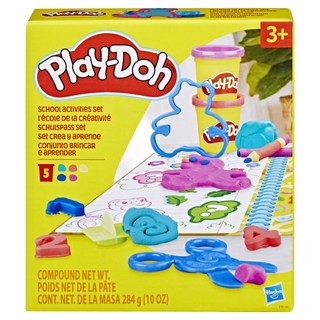 Hasbro 孩之寶 Play-Doh 培樂多 課堂遊戲組 培樂多 284g F9144, 500g, 混合色, 1套