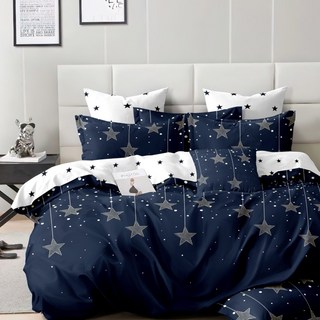 E-ROU 伊柔寢飾 銀離子防蟎抗菌天鵝絨床包 + 枕套 2個 台灣製