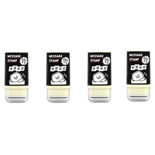 Kakao Friends Life 方形印章 春植 無念無想, 黑色, 4個