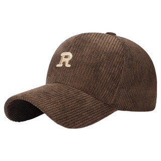 아티렐 단색 심플 R 골덴 스포츠 모자, 딥브라운, 1개