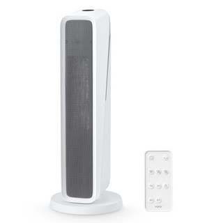 보아르 웜시스 온풍기 타워형 스탠드 PTC 히터 가정용 사무실 난방기, 화이트, VHET-004WH