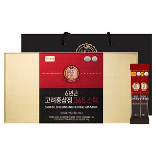정원삼 6년근 고려홍삼정 365스틱 50p, 500g, 1개