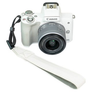 圓形實用相機背帶 白色 140 x 80 x 10 mm, 1個, 單一商品