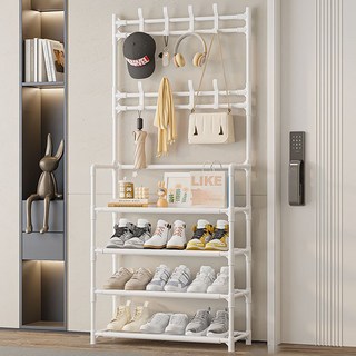 Everight 多功能玄關收納鞋架 60cm 4層, 白色, 1個