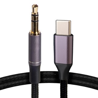 HOHOO Type-C AUX 音源線 車用音響 3.5mm, 1個