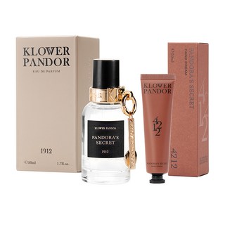KLOWER PANDOR 台灣公司貨 記憶香氛日常組 潘朵拉的秘密記憶香水 + 潘朵拉的秘密香水滋潤護手霜, 1套