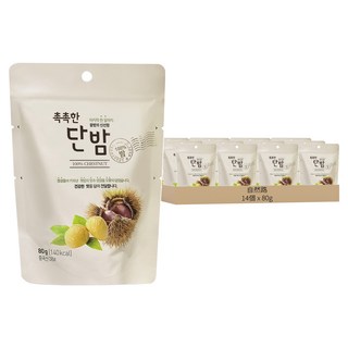 自然路 濕潤甜栗, 80g, 14個