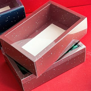 BEST PACK 圓點彩色袖套盒, 深紅色, 5個