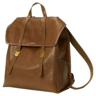 Gold Road 現代筆電後揹包, 棕色