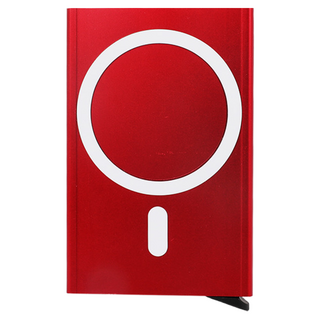 Daon 簡潔多彩 MagSafe 卡夾 95 x 66 x 10 mm, 紅色, 1個