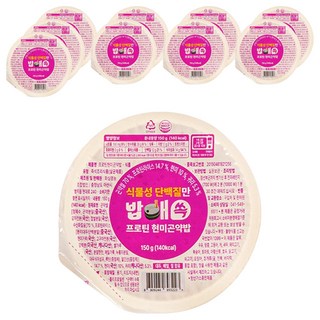 Babaesok 蛋白質糙米蒟蒻飯, 150g, 10個