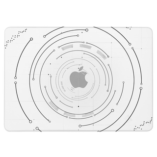 골드로드 라인 디자인 반투명 맥북커버, 모던심포니, 1개