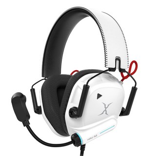 FOXXRAY 狐鐳 幻星虛擬7.1聲道電競耳機麥克風, 白色, FXR-HAU-52