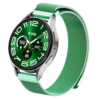 빅스킷 갤럭시워치 호환 밀레니즈 스트랩, 1개, 그린