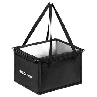 BLACK DOG 黑狗 IGT 單元保溫袋 BD062, 黑色, 1個, 1層