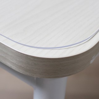 커버팩토리 프리미엄 PVC 테이블 책상 식탁 매트 모서리 라운드 1.5cm, 반투명, 1개, 120 x 90 cm x 두께 3mm