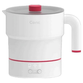 코릭 접이식 프리미엄 자동전압변환 전기포트 멀티쿠커 1.8L + 실리콘컵 세트, CO-801