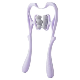 덴넬 6중롤러 목지압롤러 마사지기, 퍼플, 1개