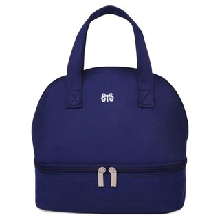 루미온 2단 보온 보냉 도시락 이유식 가방, 네이비, 1개
